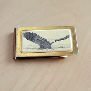 scrimshaw tie clip